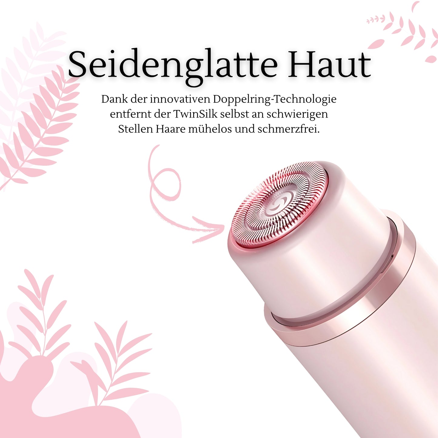 TwinSilk - Der 2-in-1 Damenrasierer für Gesicht & Körper
