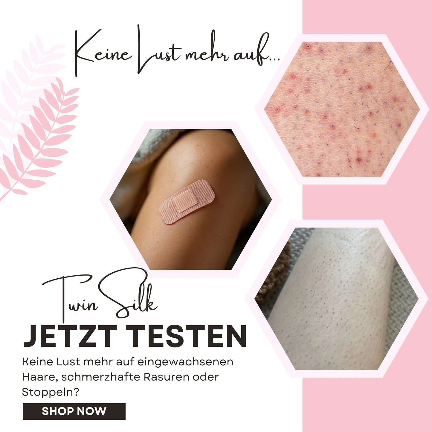 TwinSilk - Der 2-in-1 Damenrasierer für Gesicht & Körper
