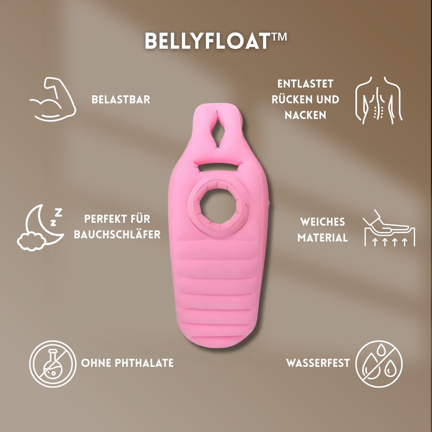 🌙 BellyFloat – Die Bauchlage-Matratze für Schwangere