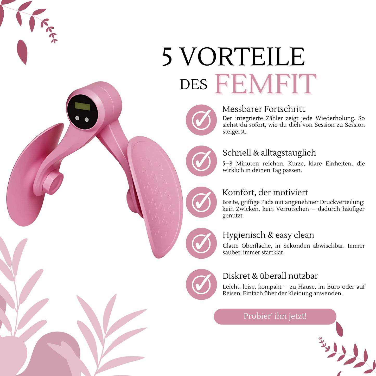 FemFit - der Beckenbodentrainer für ein besseres Wohlbefinden