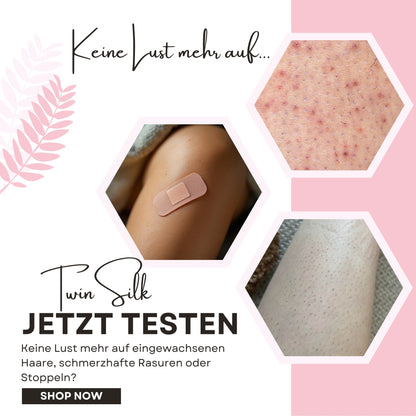 TwinSilk - Der 2-in-1 Damenrasierer für Gesicht & Körper
