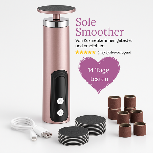 SoleSmoother – Für glatte, weiche Füße in Minuten.