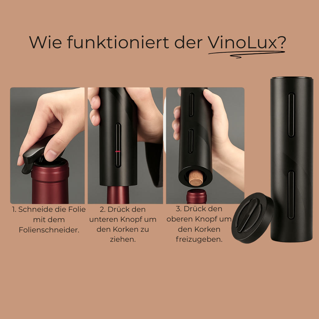 VinoLux - Der Korkenzieher mit Stil